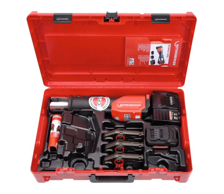 ROTHENBERGER ROMAX 4000 SET, Akku-Pressmaschine, TH16-20-26 EU - 1000001925 Echt