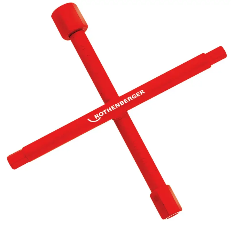 ROTHENBERGER Sanitär-Kreuzschlüssel, 3/8-1" - 351044 Schneller Versand