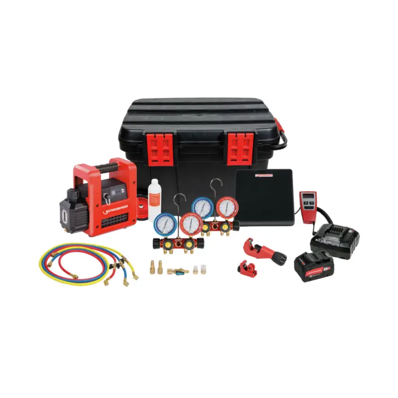Ausverkauf ROTHENBERGER ROCADDY 120 Kälte/Klima-Komplettset R32 CL analog - 1000003622