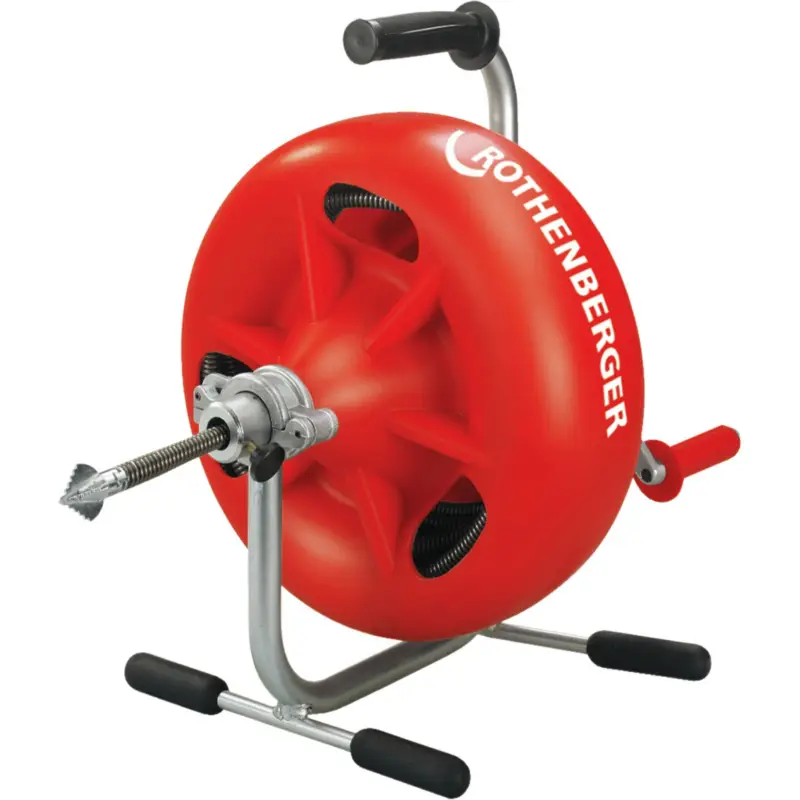 ROTHENBERGER Hand-Rohrreinigungsgerät Typ 3S mit Spirale, 13mm x 15m, 16K - 72003 Meistverkauft