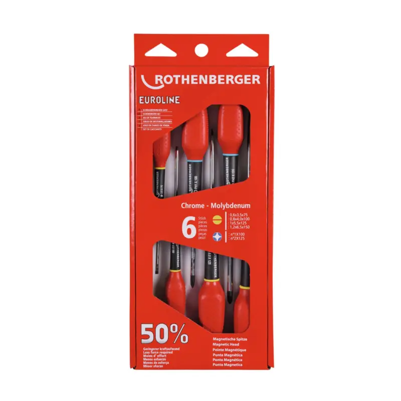 ROTHENBERGER EUROLINE Schraubendreher Set - 73570 Preis Gesenkt