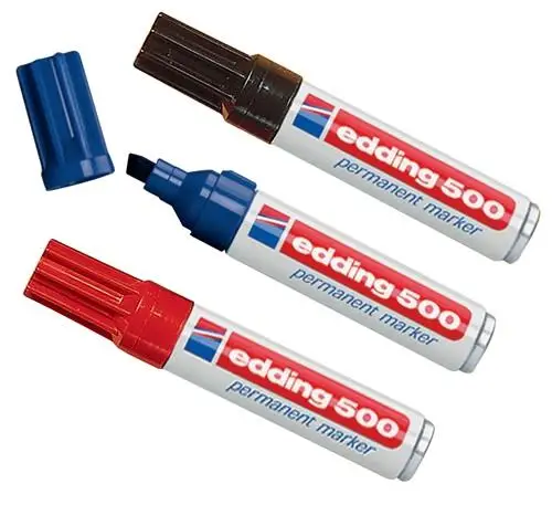 Nur Heute edding Permanentmarker 500 schwarz Strichbreite 2-7 mm - 4-500001