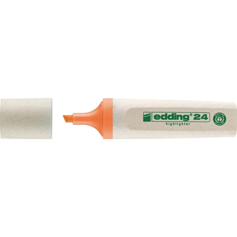 Nur Heute EDDING Textmarker 24 EcoLine orange Strich-B.2-5 mm Keilspitze - 4-24006