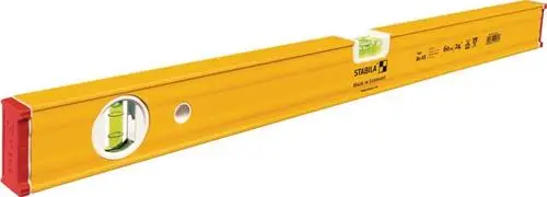 STABILA Wasserwaage 80 AS 120cm Alu.gelb ± 0,5 mm/m - 19169 Markenware
