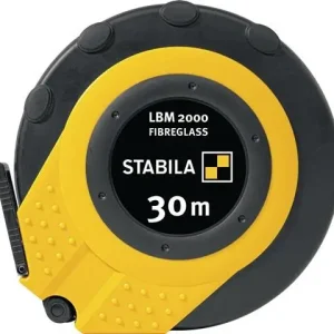 Begrenztes Angebot STABILA Kapselbandmaß LBM 2000 FIBREGLASS L.30m Band-B.13mm cm EG III Glasfaserband - 19655