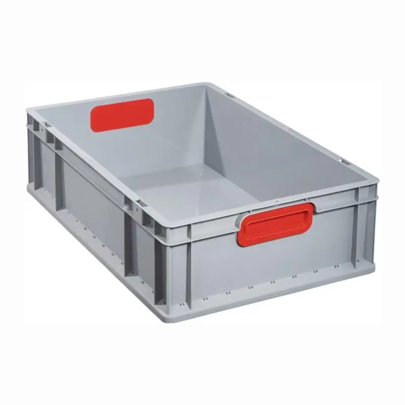 Letzte Chance Allit Transportstapelbehälter geschlossener Griff rot 600 x 400 x 170 mm - 456745