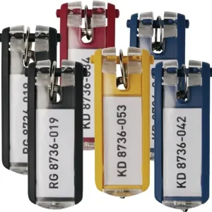 Finale Aktion DURABLE Schlüsselanhänger Key Clip farbig sortiert Ku. - 1957-00