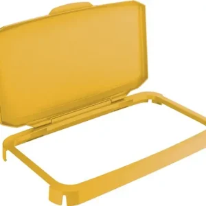 Neuheit DURABLE Klappdeckel PP gelb B510xT285mm f.Abfallbehälter 60l lebensmittelecht - 1800500030