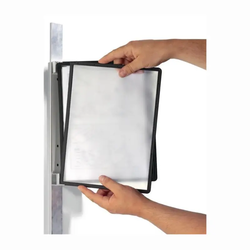 Zertifiziert Durable Wandhalter 5 Sichttafeln - 591401