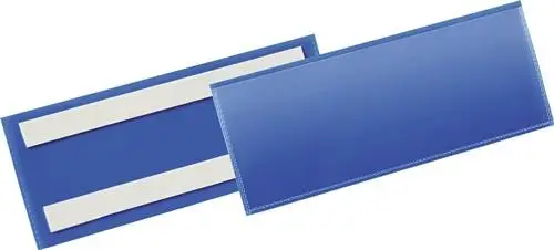 Kracherpreis Durable Etikettentasche B210xH74mm blau - 179407