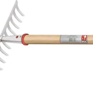 IDEAL Gartenrechen Arbeitsbreite 372 mm 14 Zinken mit konischer Dülle ohne Stiel - 66401400 Mega-Angebot
