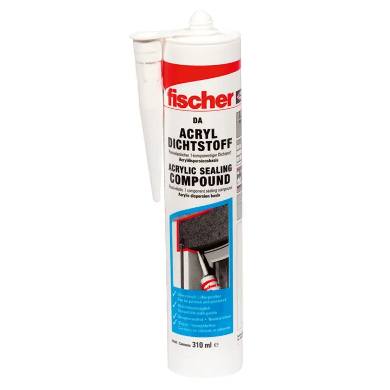 Aktuell Fischer Acryldichtstoff DA 310ml braun - 53112
