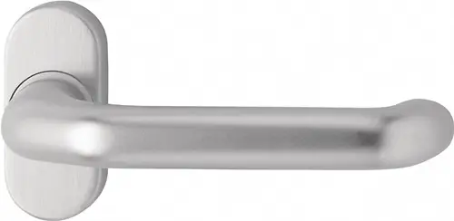 Schneller Versand edi Profiltürdrückerlochteil 1300/2033 Alu.F12 ov.8mm gekr - 1300/2033/12