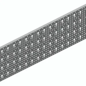 ELEMENT SYSTEM Stahl-Lochplatte Material STA weiß L.800mm B.200mm - 11400-00004 Nur Heute