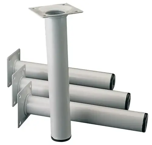 Must-Have ELEMENT SYSTEM Möbelfuß weißaluminium 30 mm H.800 mm Platte - 11100-00093