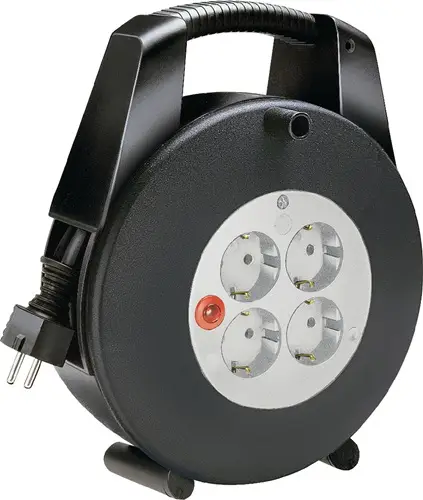 Heißes Angebot BRENNENSTUHL Kabelbox 15m H05VV-F 3x1,5 mm² 4 Schutzkon.steckd.Spezialku - 1 09420 0
