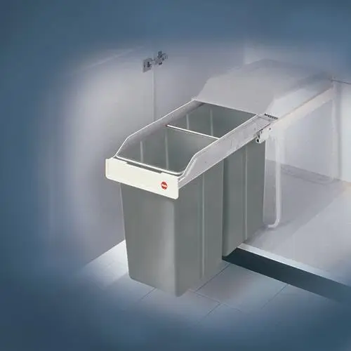 Hailo Abfallsammler Multi-Box 2 x 15 l B260xT510xH460mm grau - 3659-001 Angebot