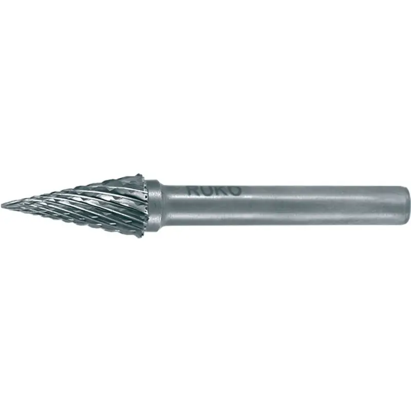 Knallerangebot RUKO Hartmetall-Frässtift SKM Ø 10 mm Kopflänge 20 mm Schaft-Ø 6 mm blank Verzahnung KVZ 4 - 116037