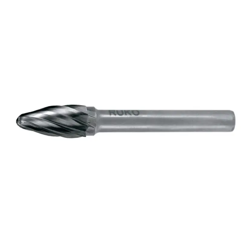 Direkt Vom Hersteller RUKO Hartmetall-Frässtift RBF Ø 6 mm Kopflänge 18 mm Schaft-Ø 6 mm Verzahnung Alu - 116030A