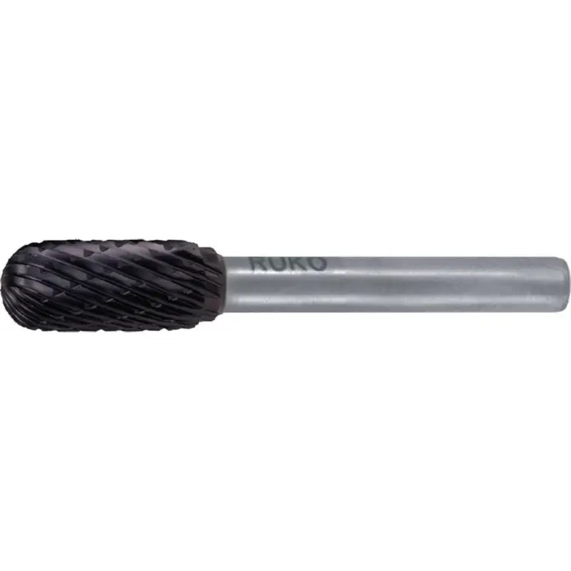 Kracherpreis RUKO Hartmetall-Frässtift WRC Ø 6 mm Kopflänge 18 mm Schaft-Ø 6 mm TiCN Verzahnung KVZ 4 - 116020TC