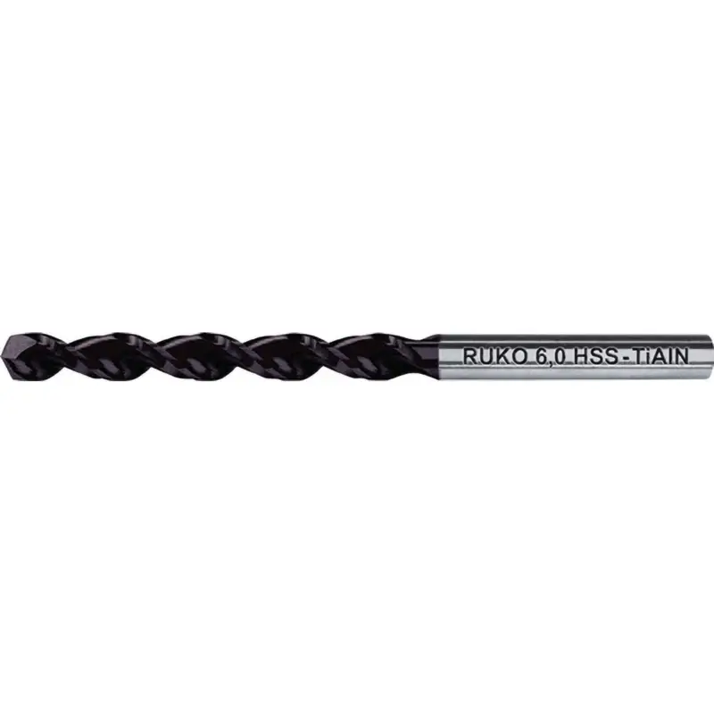 RUKO 10x Spiralbohrer DIN 338 TL 3000 TiAlN HSS Ø 2 mm - 258020F Markenprodukt