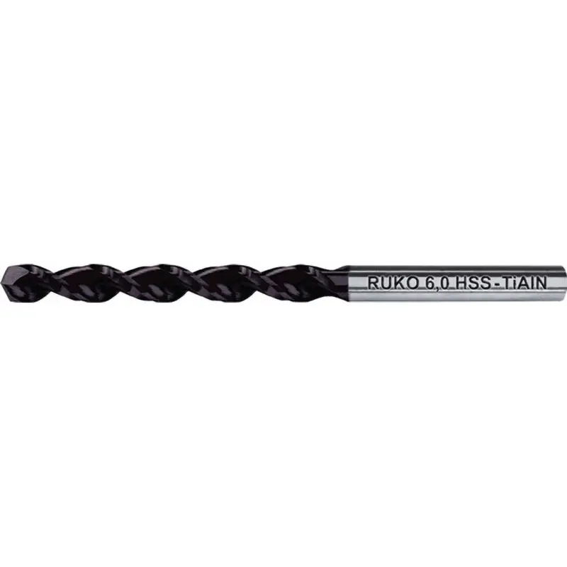 Letzte Chance RUKO 10x Spiralbohrer DIN 338 TL 3000 TiAlN HSS Ø 8 mm - 258080F