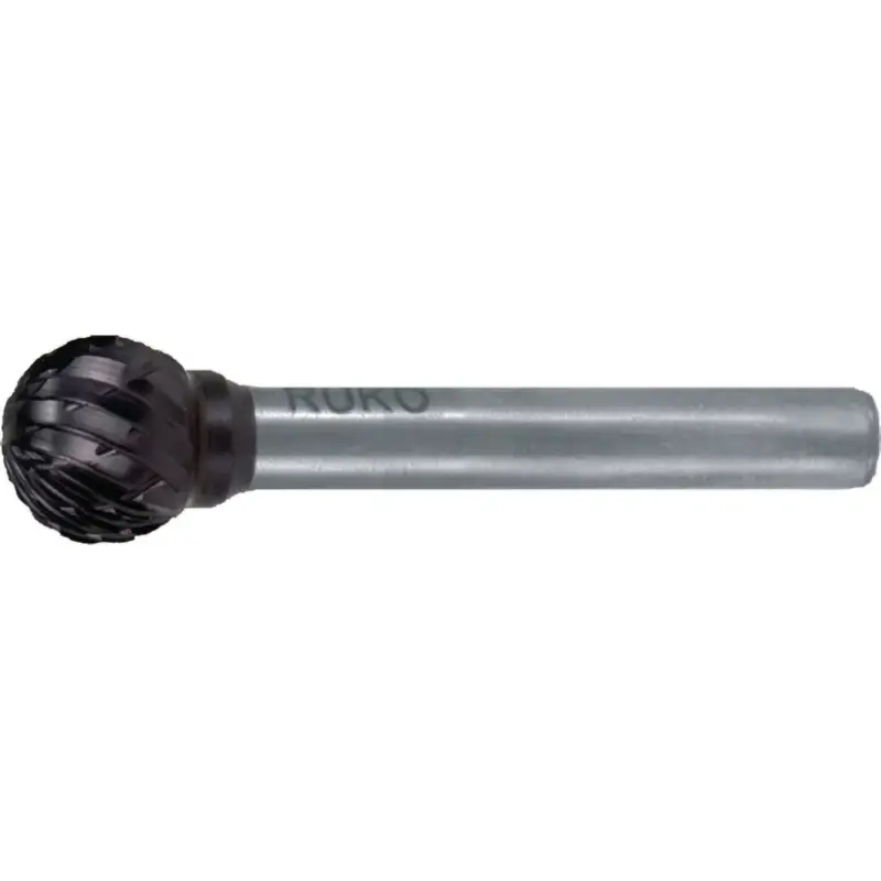 Wochenendangebot RUKO Hartmetall-Frässtift KUD Ø 8 mm Kopflänge 7 mm Schaft-Ø 6 mm TiCN Verzahnung KVZ 4 - 116042TC