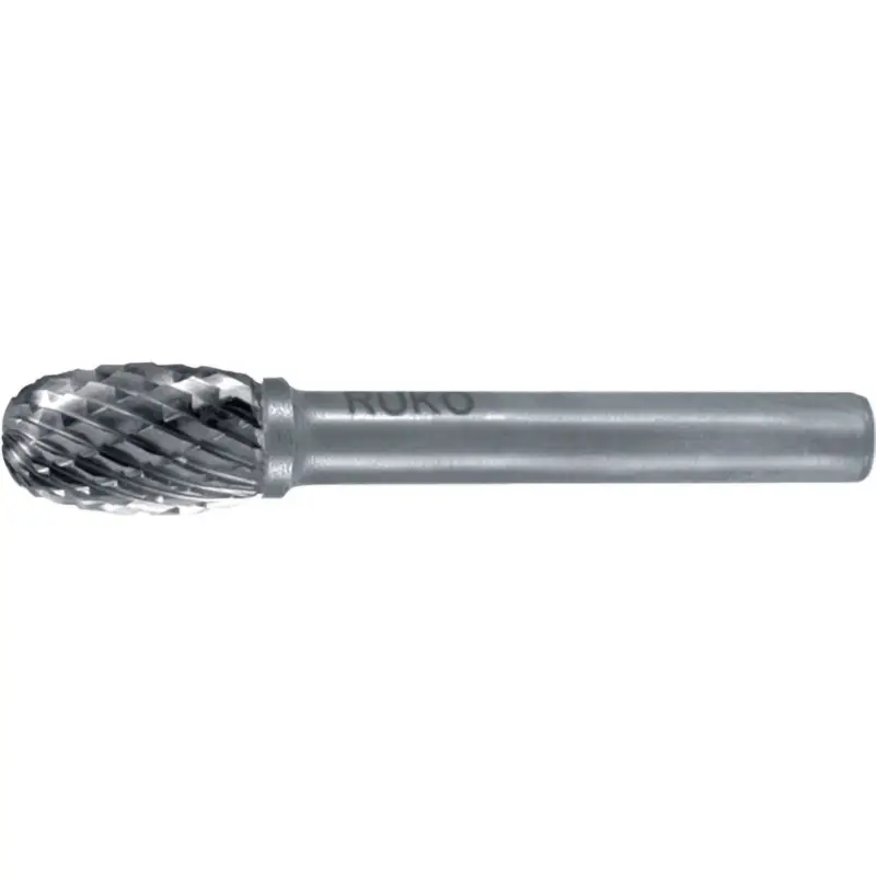Neu RUKO Hartmetall-Frässtift TRE Ø 10 mm Kopflänge 16 mm Schaft-Ø 6 mm Verzahnung KVZ 4 - 116213