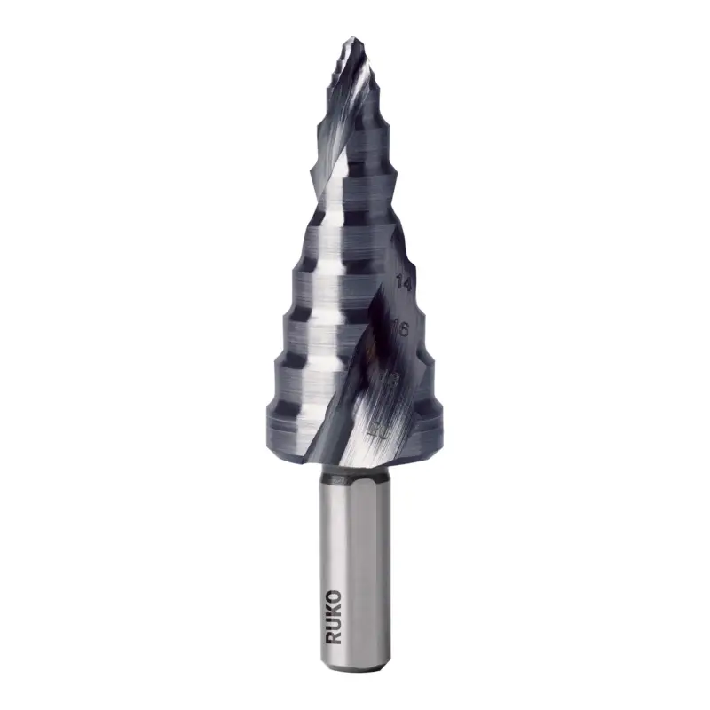 RUKO ULTIMATECUT Stufenbohrer HSS RUnaTEC mit FLOWSTEP® Spitze Gr.1 - 101651P Highlight