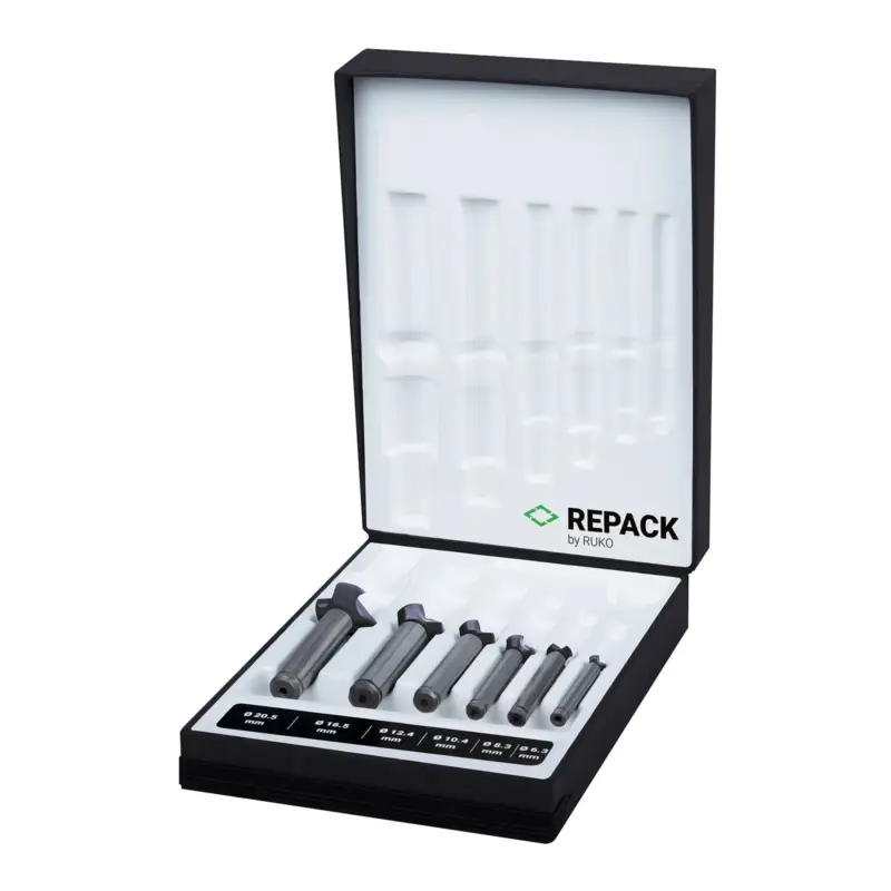 Direktkauf RUKO ULTIMATECUT Kegel- und Entgratsenker-Satz 3S HSSE-Co 5 RUnaTEC DIN 335 Form C 90° in REPACK 6 teilig - 102790EPRK