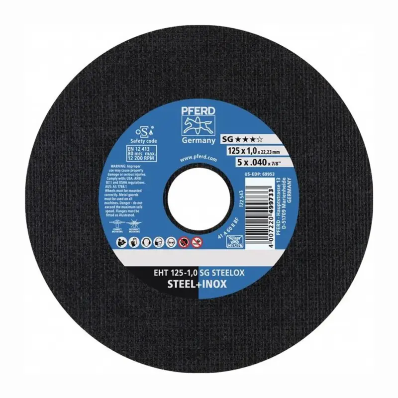 Ausverkauf PFERD Trennscheibe SG STEELOX Ø 180 x 2,5 mm gerade - 61326422