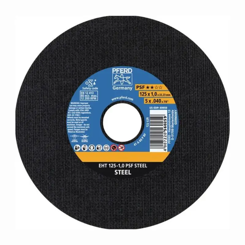 Bestseller PFERD Trennscheibe PSF STEEL Ø 125 x 1 mm gerade - 61719010