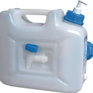 Aktuell HÜNERSDORFF Wasserkanister 12l HDPE m.Ablasshahn+Pumpspender H310x165xT350mm - 816510