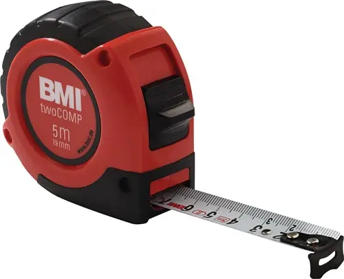 BMI Taschenrollbandmaß twoComp L.8m B.25mm mm/cm EG II ABS m.Magnet SB - 472841021M Direktkauf