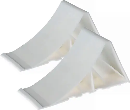 Unterlegkeil-Set Hartplastik L350xB140xH90mm G.0,48kg weiß - 11034 Highlight