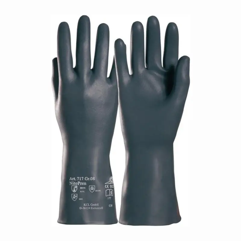 Honeywell Chemiehandschuh Nitopren 717 Gr. 9 dunkelgrau EN 388 EN 374 PSA III - 717/9 Top-Preis