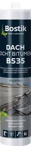 BOSTIK Bitumen-Dachdichtstoff B535 schwarz 300 ml Kartusche - 30617160 Super-Preis