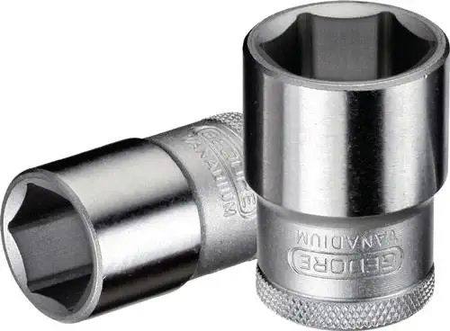 Gedore Steckschlüsseleinsatz 19 1/2″ 6-kant SW 18 mm - 6131260 Geprüft