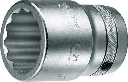 Gedore Steckschlüsseleinsatz D 21 1″ 12-kant SW 41 mm - 6175040 Kracherpreis