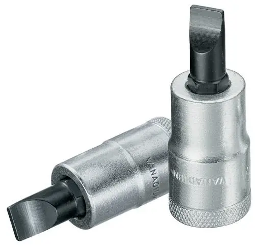 Sichere Zahlung Gedore Steckschlüsseleinsatz IS 19 1/2″ Schlitz 8 x 1,2 mm - 6656060