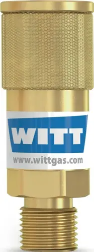 WITT Schlauchkupplung SK 100-1,SK 100-2 Sauerstoff G 1/4Zoll RH AGS Körper - 150061 Wochenendangebot