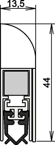 Sichere Zahlung athmer Türdichtung Wind-Ex 1-311 1-s.L.985mm HLT - 1-311-0985