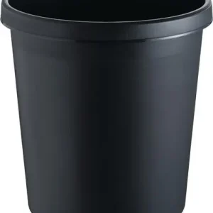Direkt Vom Hersteller helit Papierkorb 18 l H331xØ315 mm mit Griffrand schwarz - H6123895