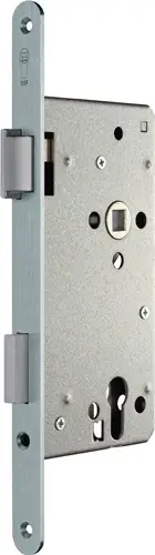 SSF Haustür-Einsteckschloss PZW 20/65/92/10mm DIN R silber rd - A2801 5R/102G Abverkauf
