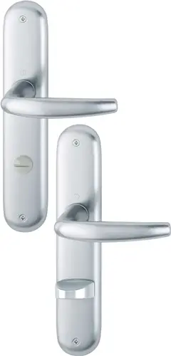 Rabatt HOPPE Langschildgarnitur Atlanta 1530/273P Alu.F1 SK/OL 78mm DIN L/R - 2791619