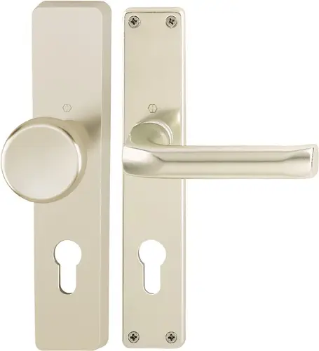 Expressversand HOPPE Langschildgarnitur London 54/227/202SP/113 Alu. F2 PZ 72mm DIN L/R - 6271365