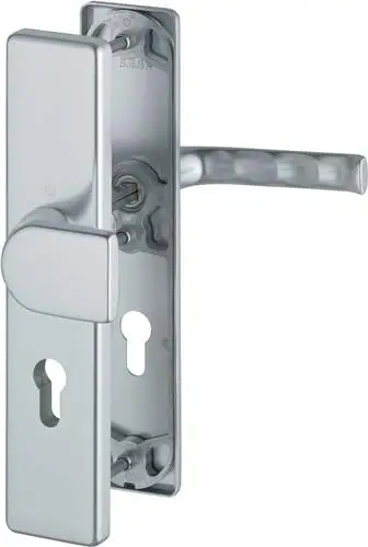 Abverkauf HOPPE Schutzgarnitur London 78G/2221A/2440/113 Alu.F2 92mm 67-72mm - 3962539