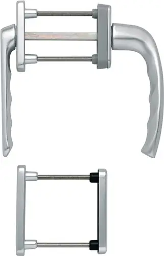 Versand Am Gleichen Tag HOPPE Balkongarnitur NY 099KH/961N/U10/… Alu.F1 63-73mm 4-KT.7mm - 3273928