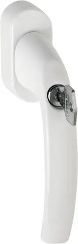 Abverkauf HOPPE Fenstergriff Atlanta 0530S/US952 Alu.F9016/verkehrsweiß 32-42mm abschl - 10763968