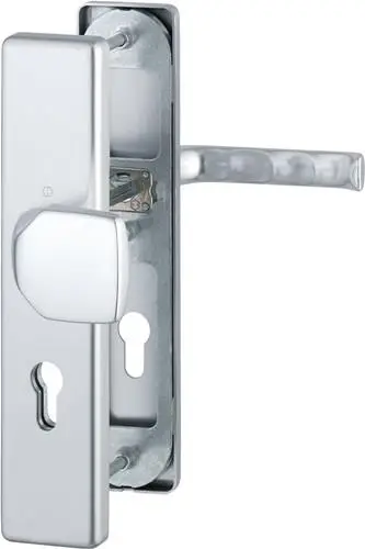 HOPPE Schutzgarnitur London 61G/2221/2210/113 Alu.F1 72mm 42-47mm - 3673198 Zertifiziert